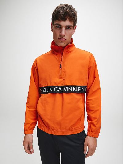Calvin Klein Ruhák HU110972 | Calvin Klein Nylon Férfi Széldzseki Arany